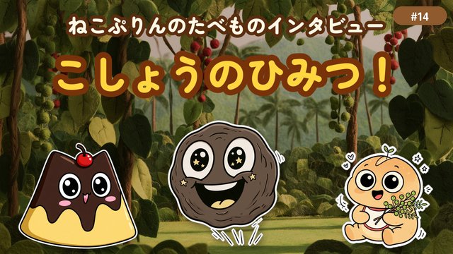 第14回 こしょうのひみつ！